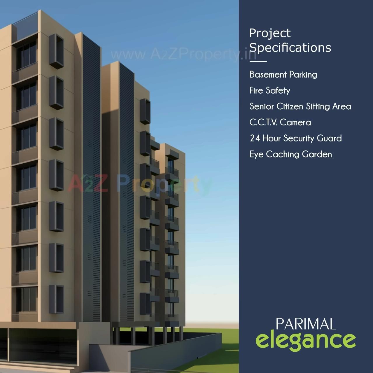 3D Elevation of real estate project Parimal Elegance located at Naroda, Ahmedabad, Gujarat