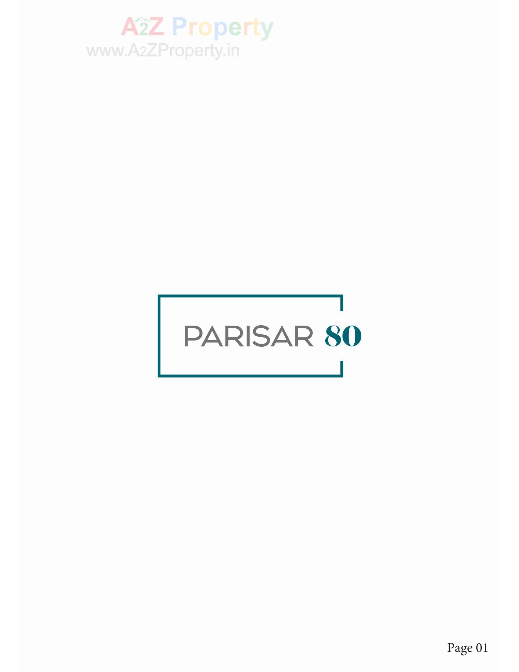  of real estate project Parisar 80 located at Bopal, Ahmedabad, Gujarat