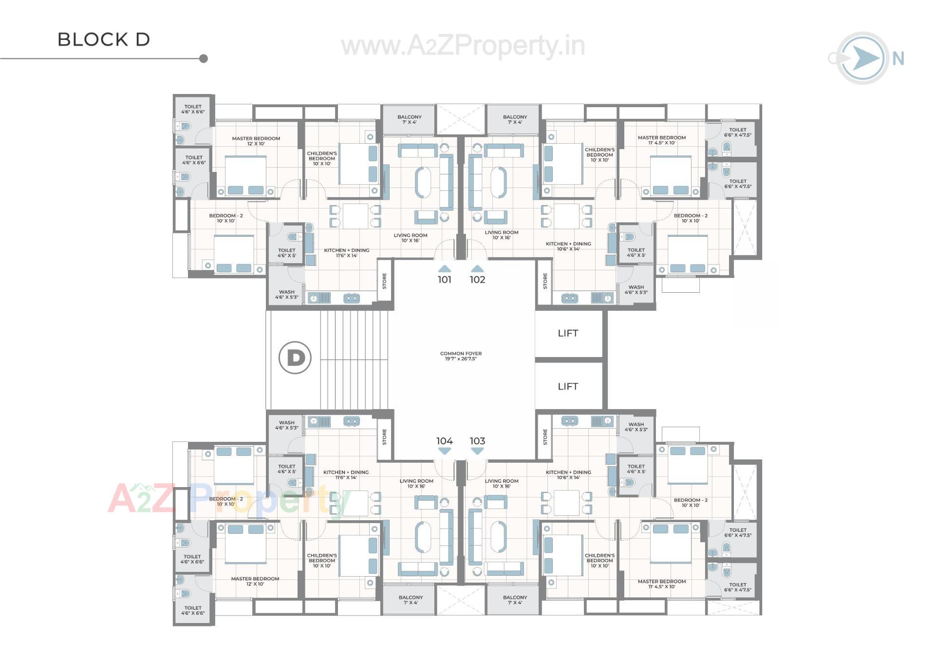 Layout of real estate project Parkview Kadamb located at Ahmedabad, Ahmedabad, Gujarat