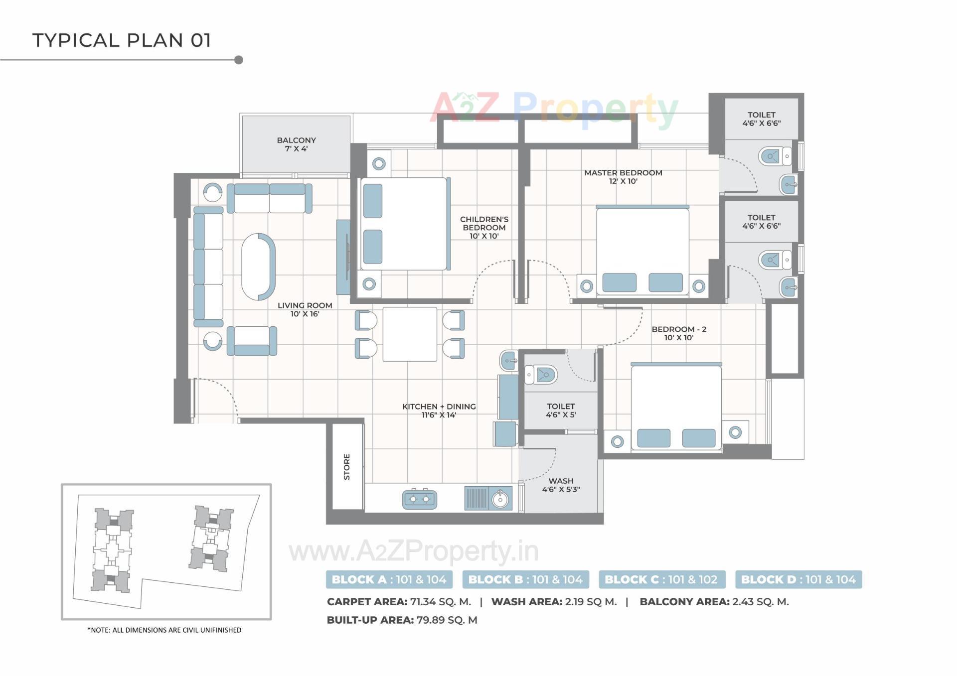 Layout of real estate project Parkview Kadamb located at Ahmedabad, Ahmedabad, Gujarat