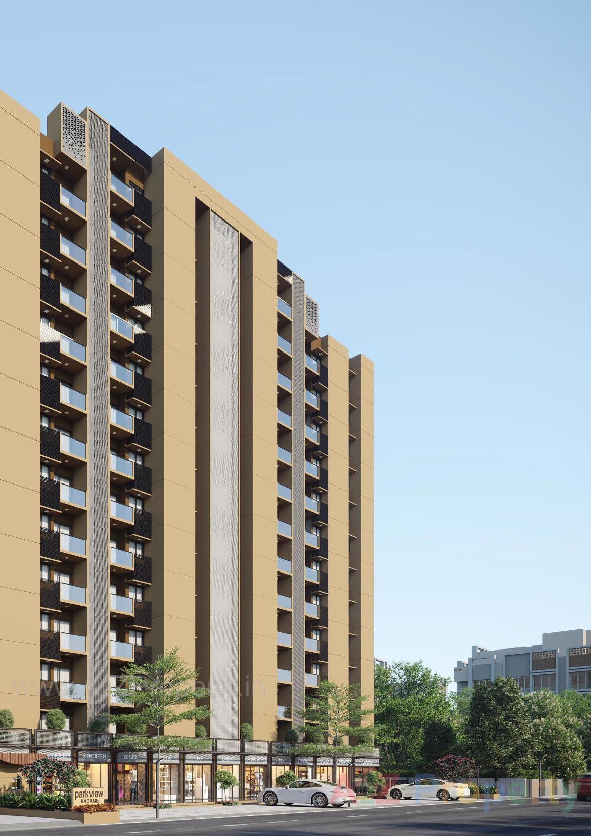3D Elevation of real estate project Parkview Kadamb located at Ahmedabad, Ahmedabad, Gujarat