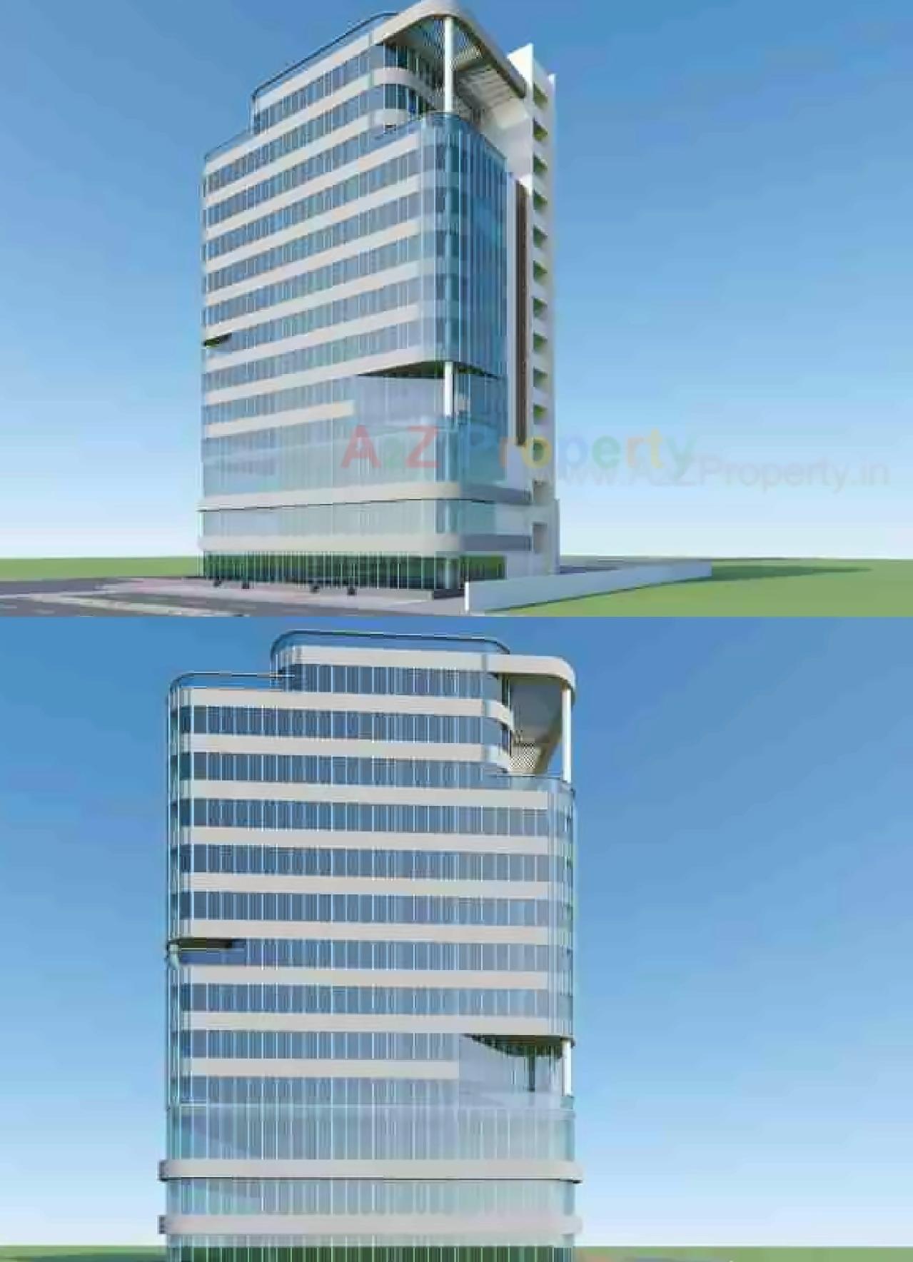 3D Elevation of real estate project Parkview Nexus located at Ghatlodiya, Ahmedabad, Gujarat