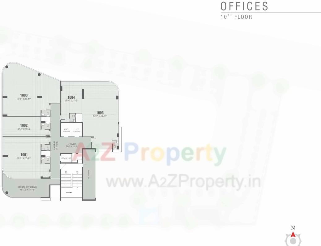 Layout of real estate project Parkview Nexus located at Ghatlodiya, Ahmedabad, Gujarat