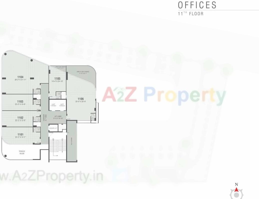 Layout of real estate project Parkview Nexus located at Ghatlodiya, Ahmedabad, Gujarat