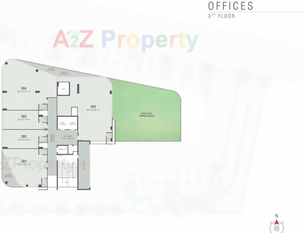 Layout of real estate project Parkview Nexus located at Ghatlodiya, Ahmedabad, Gujarat