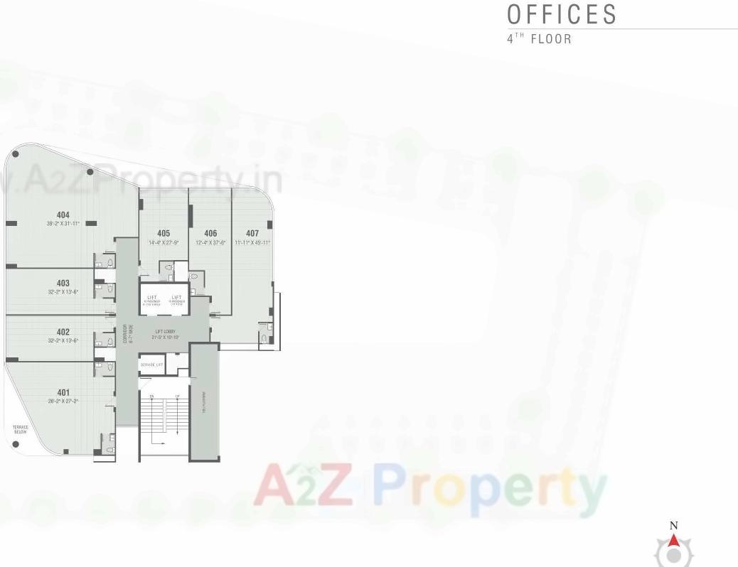 Layout of real estate project Parkview Nexus located at Ghatlodiya, Ahmedabad, Gujarat