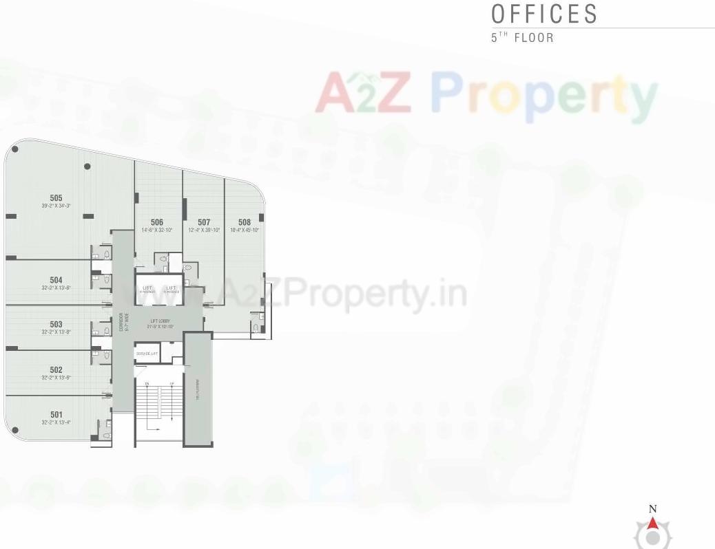 Layout of real estate project Parkview Nexus located at Ghatlodiya, Ahmedabad, Gujarat