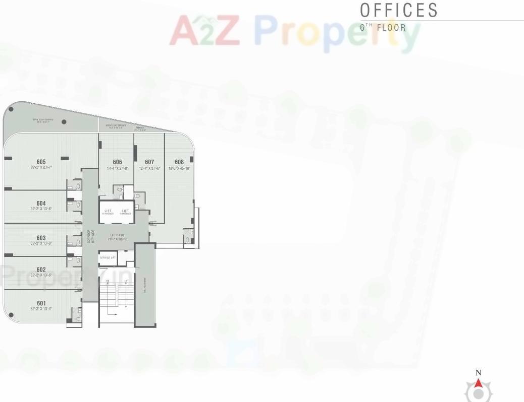Layout of real estate project Parkview Nexus located at Ghatlodiya, Ahmedabad, Gujarat