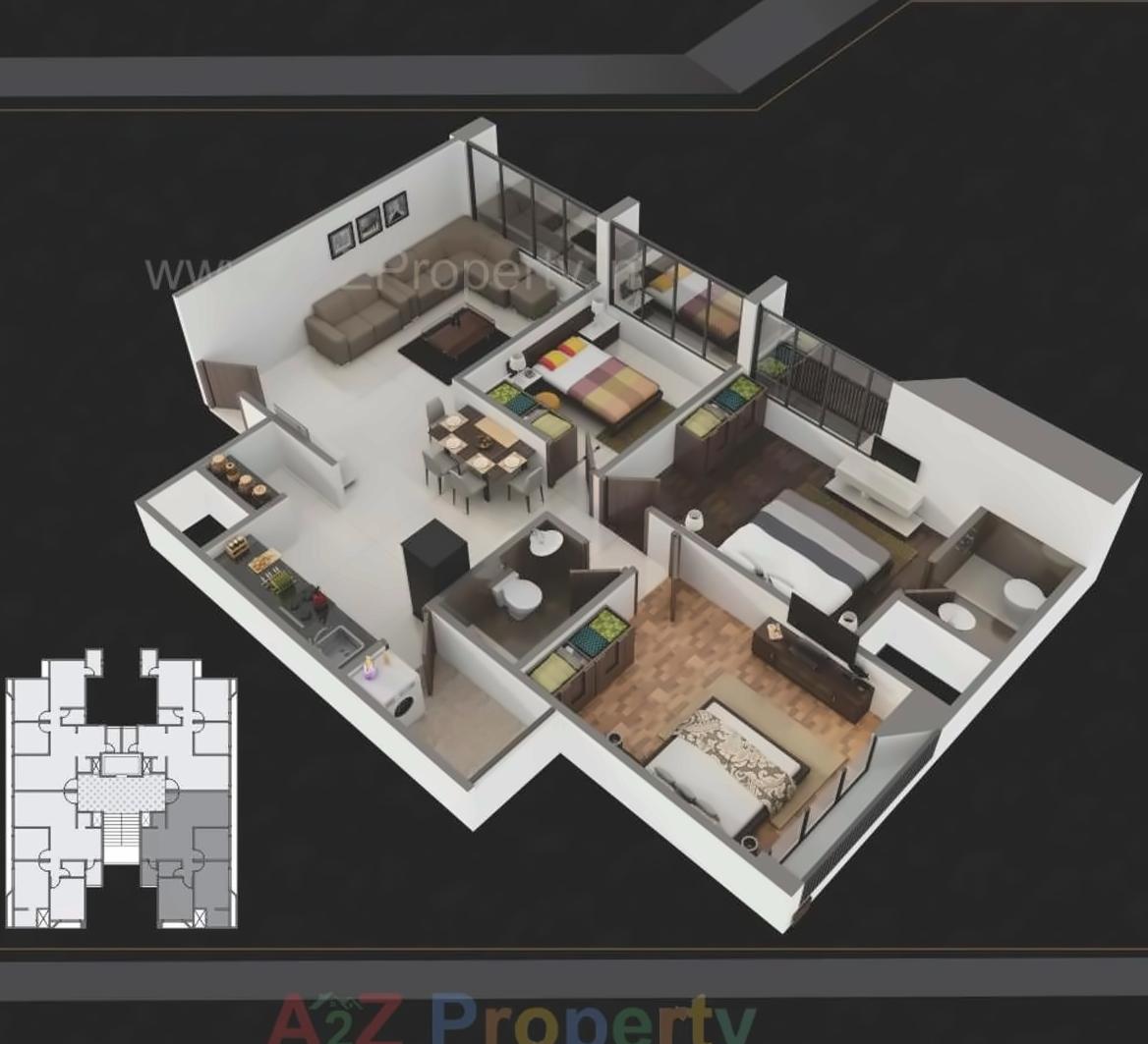 Layout of real estate project Parmeshwar located at Jagatpur, Ahmedabad, Gujarat