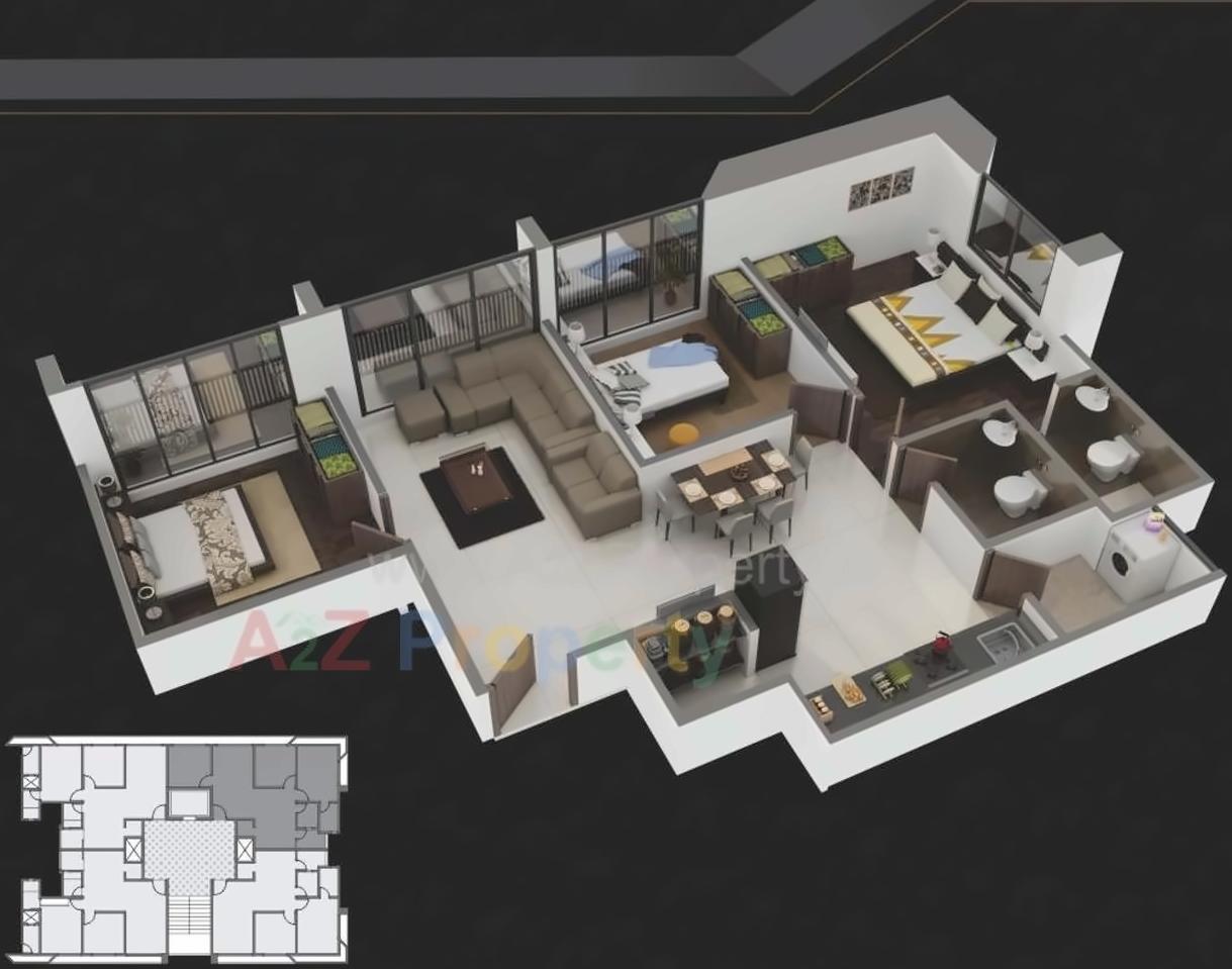 Layout of real estate project Parmeshwar located at Jagatpur, Ahmedabad, Gujarat