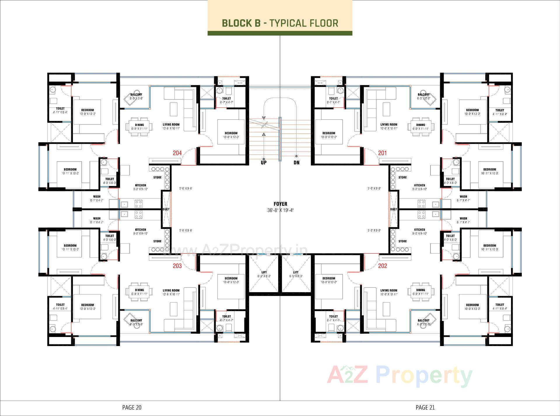 Layout of real estate project Parmeshwar Nilayam located at Tragad, Ahmedabad, Gujarat