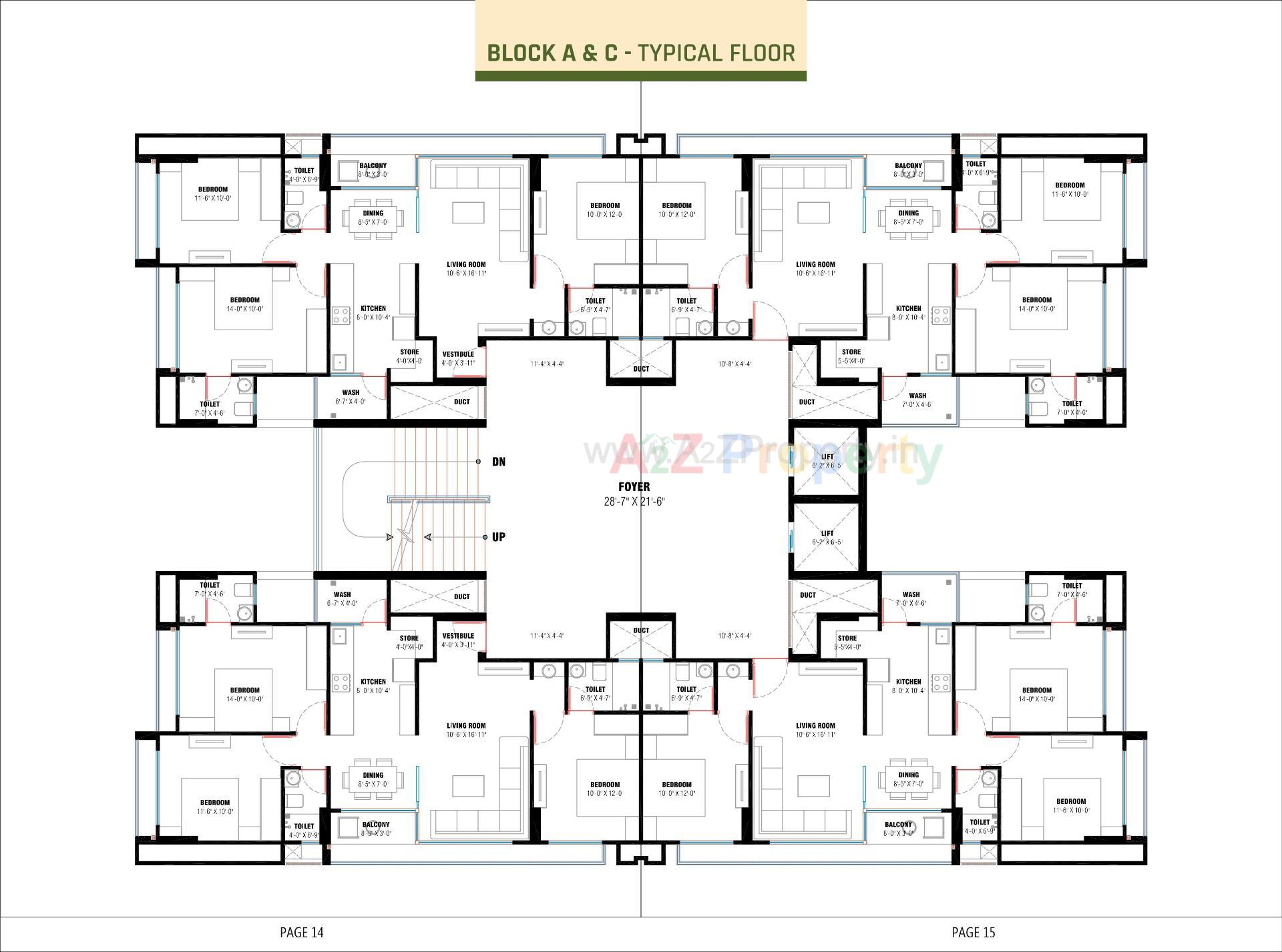 Layout of real estate project Parmeshwar Nilayam located at Tragad, Ahmedabad, Gujarat