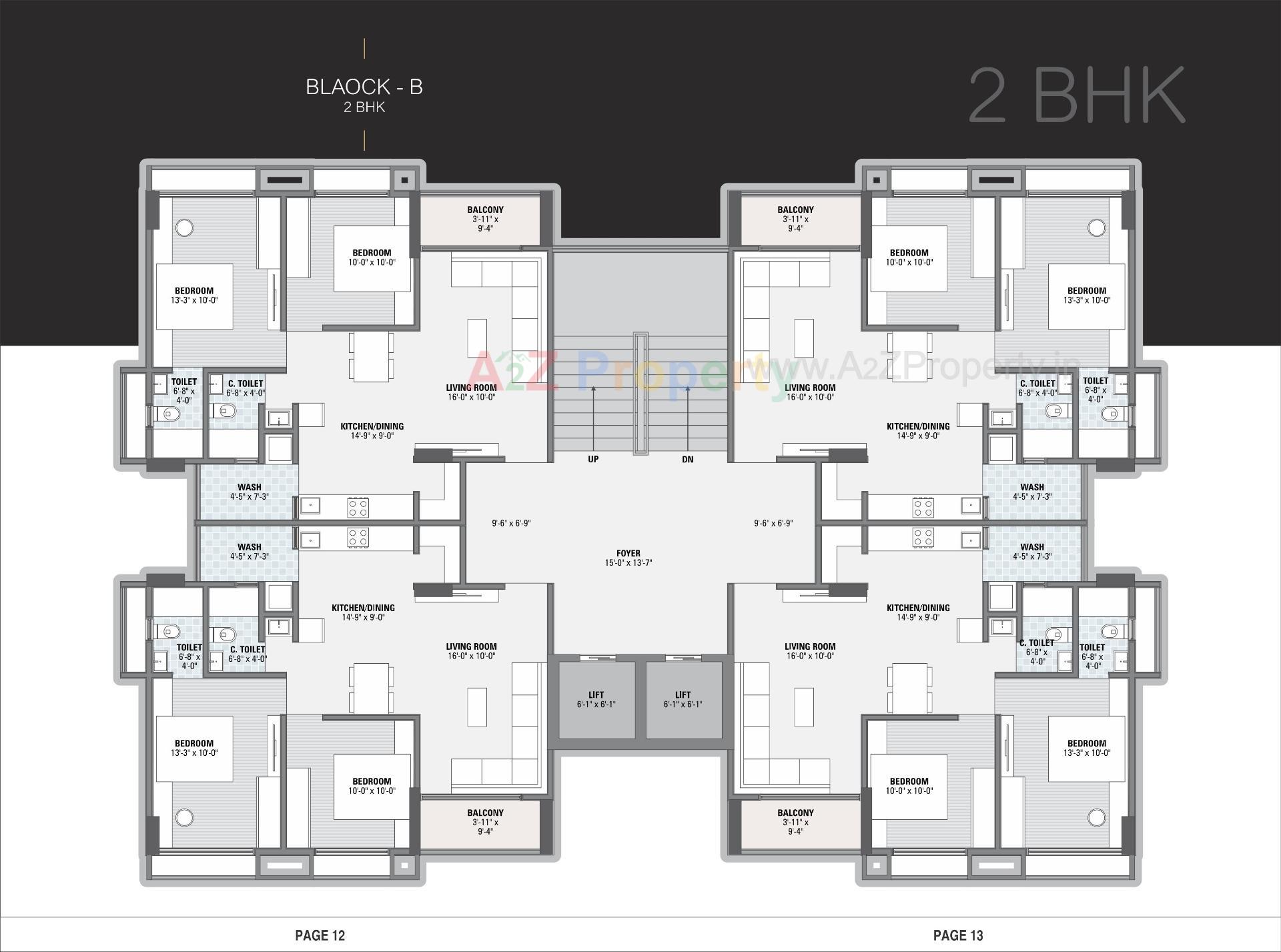 Layout of real estate project Parmeshwar Trident located at Tragad, Ahmedabad, Gujarat