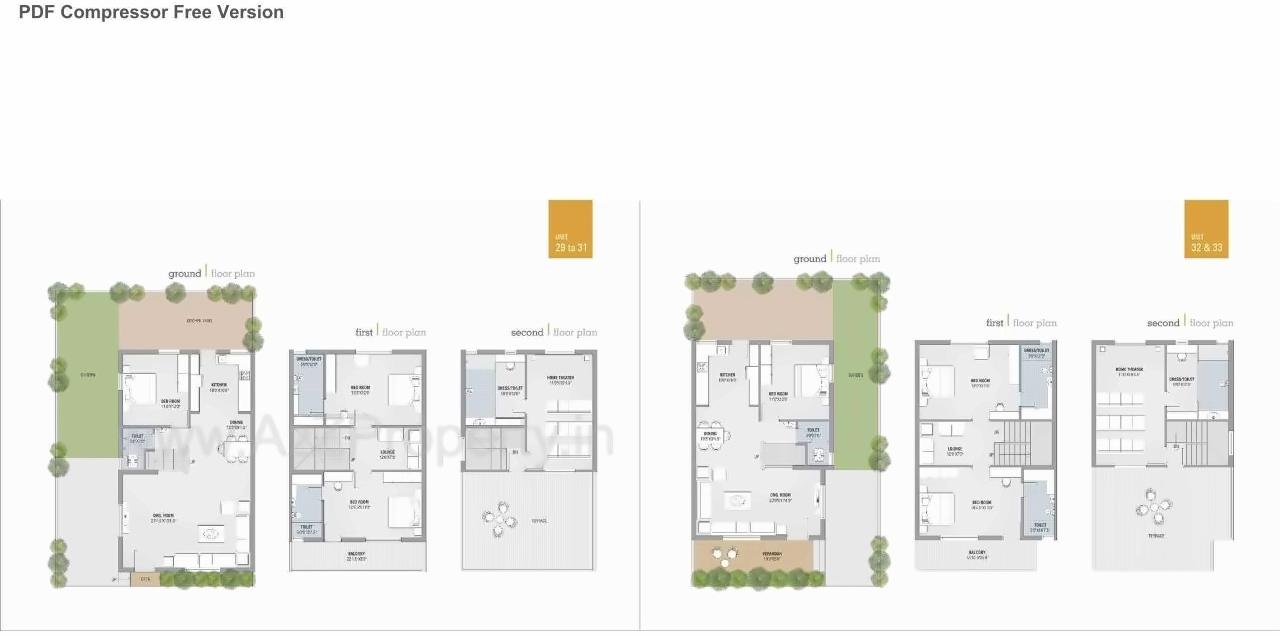 Layout of real estate project Parshwa Residency located at Hanspura, Ahmedabad, Gujarat