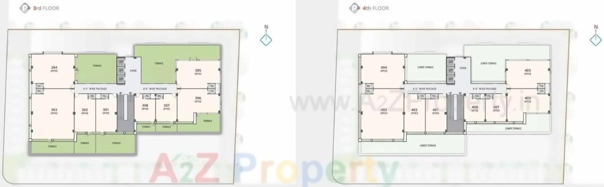 Layout of real estate project Patron located at City, Ahmedabad, Gujarat