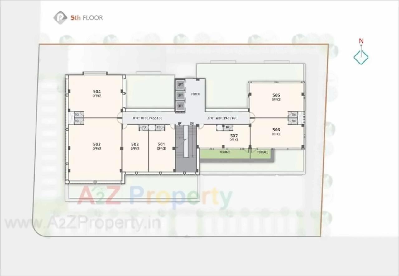 Layout of real estate project Patron located at City, Ahmedabad, Gujarat