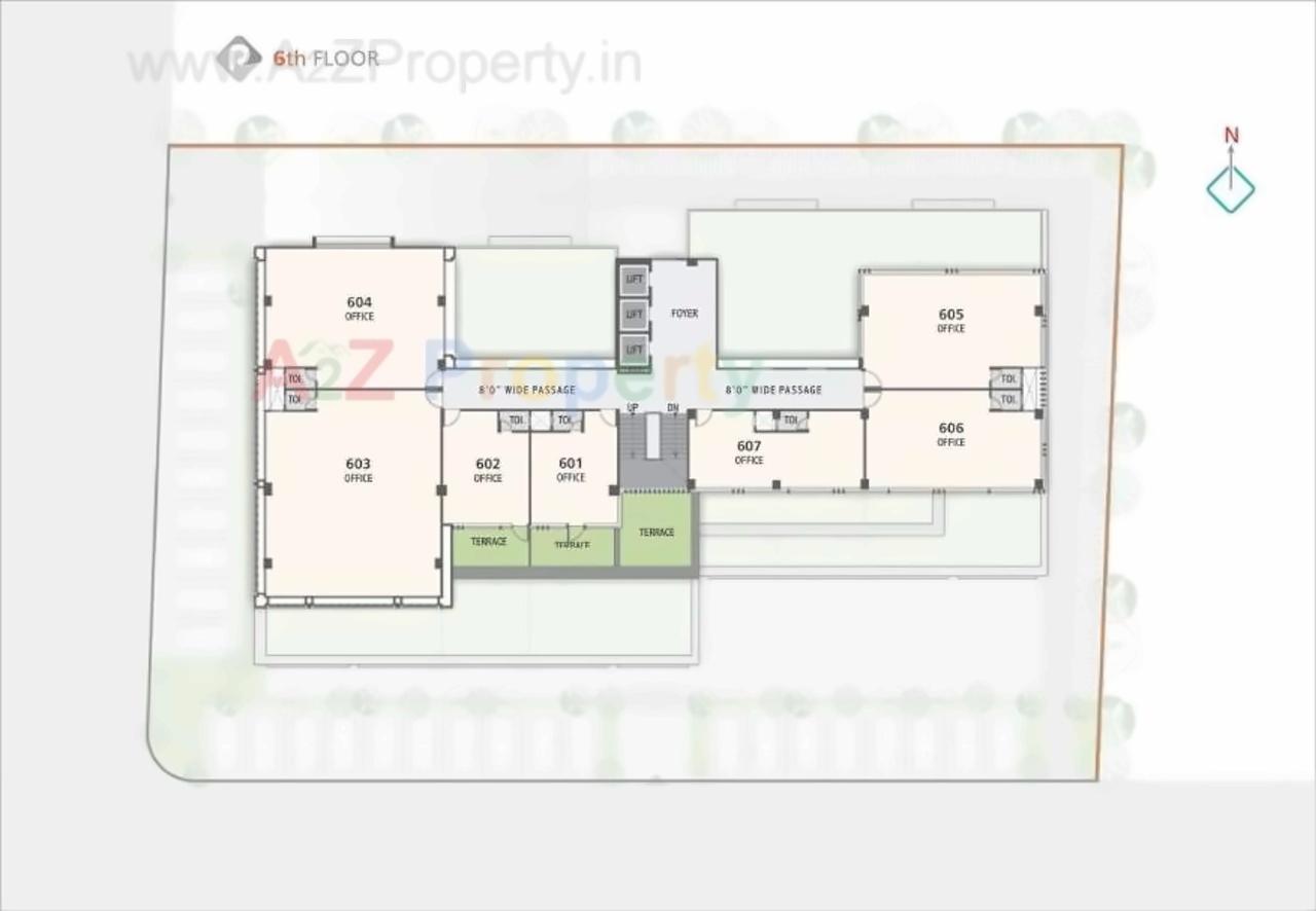 Layout of real estate project Patron located at City, Ahmedabad, Gujarat