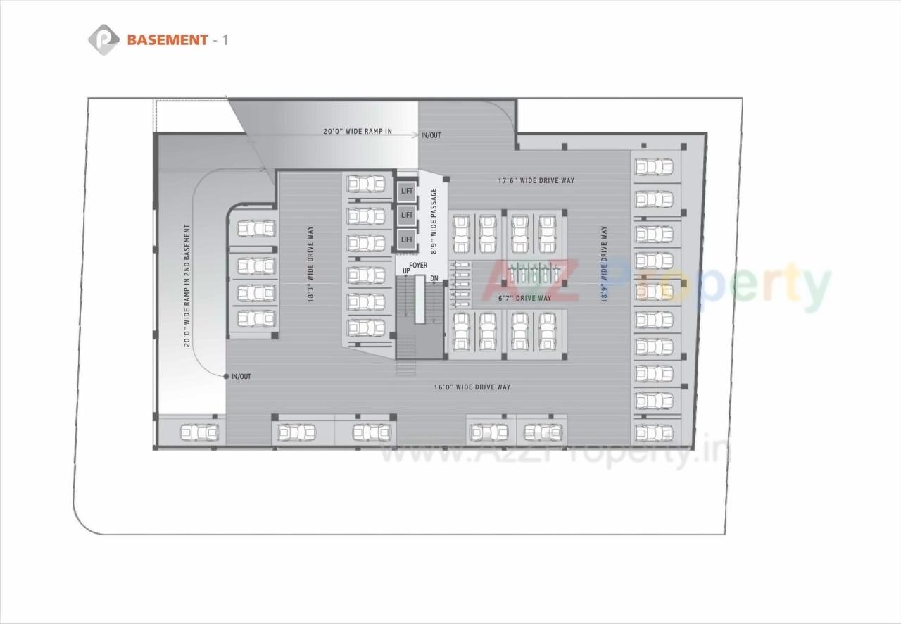 Layout of real estate project Patron located at City, Ahmedabad, Gujarat