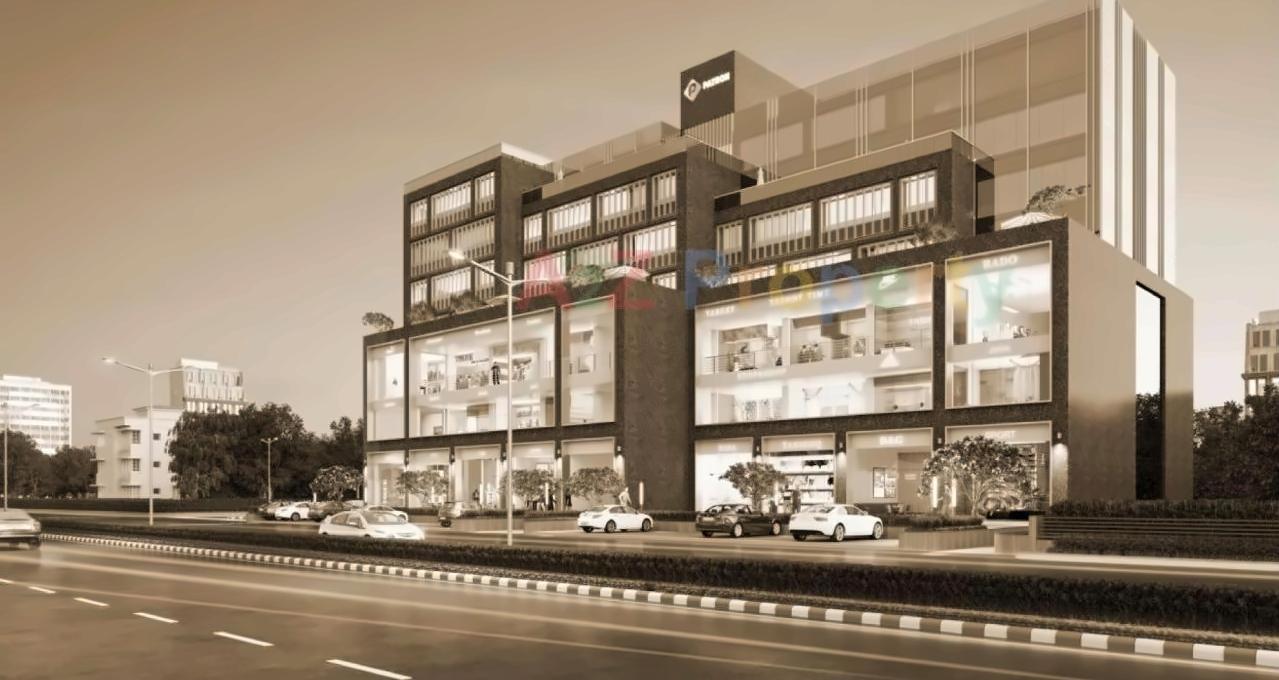 3D Elevation of real estate project Patron located at City, Ahmedabad, Gujarat