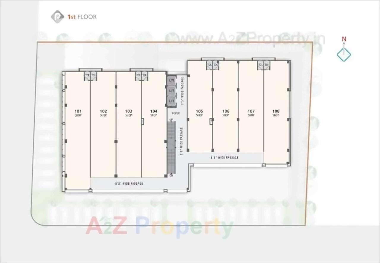 Layout of real estate project Patron located at City, Ahmedabad, Gujarat