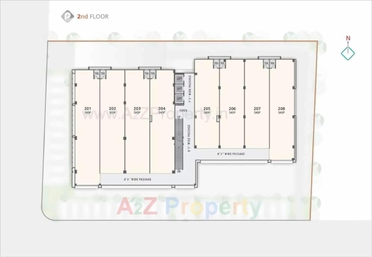 Layout of real estate project Patron located at City, Ahmedabad, Gujarat