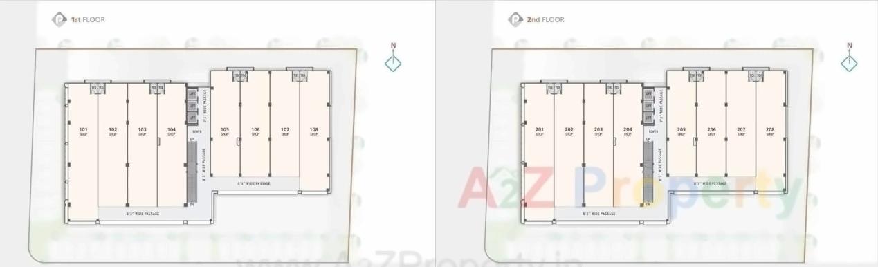 Layout of real estate project Patron located at City, Ahmedabad, Gujarat
