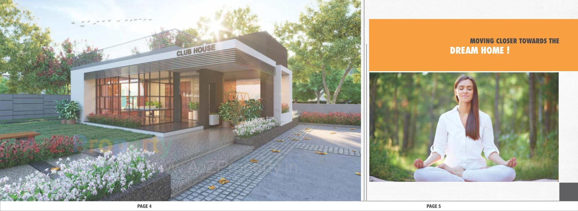 3D Elevation of real estate project Pavitra Bunglows located at Singrava, Ahmedabad, Gujarat