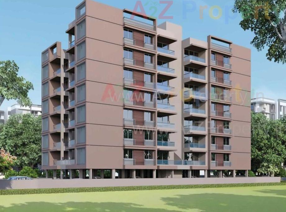 3D Elevation of real estate project Pavitra Celestia located at Khoraj, Ahmedabad, Gujarat