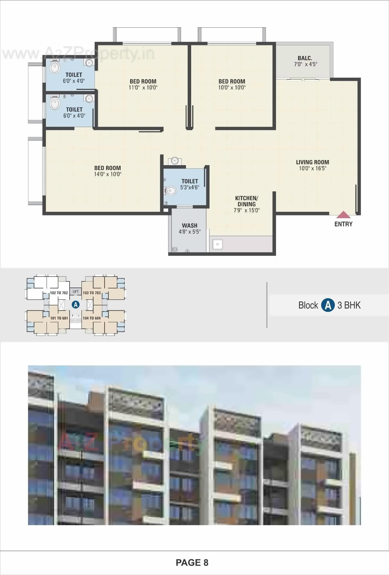 Layout of real estate project Pavitra Enclave located at Tragad, Ahmedabad, Gujarat