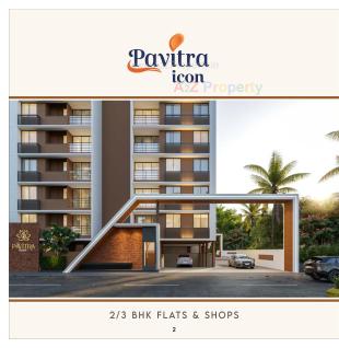 Elevation of real estate project Pavitra Icon located at Kathwada, Ahmedabad, Gujarat