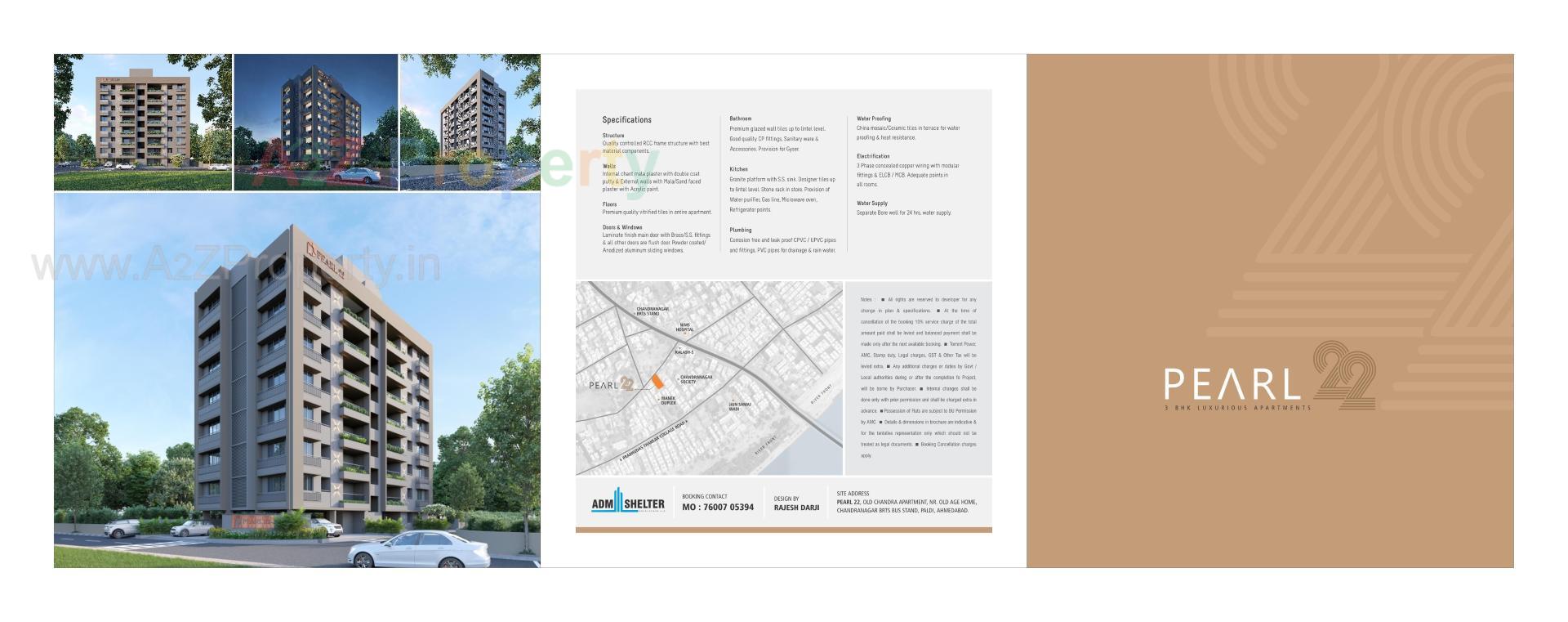  of real estate project Pearl located at Paldi, Ahmedabad, Gujarat