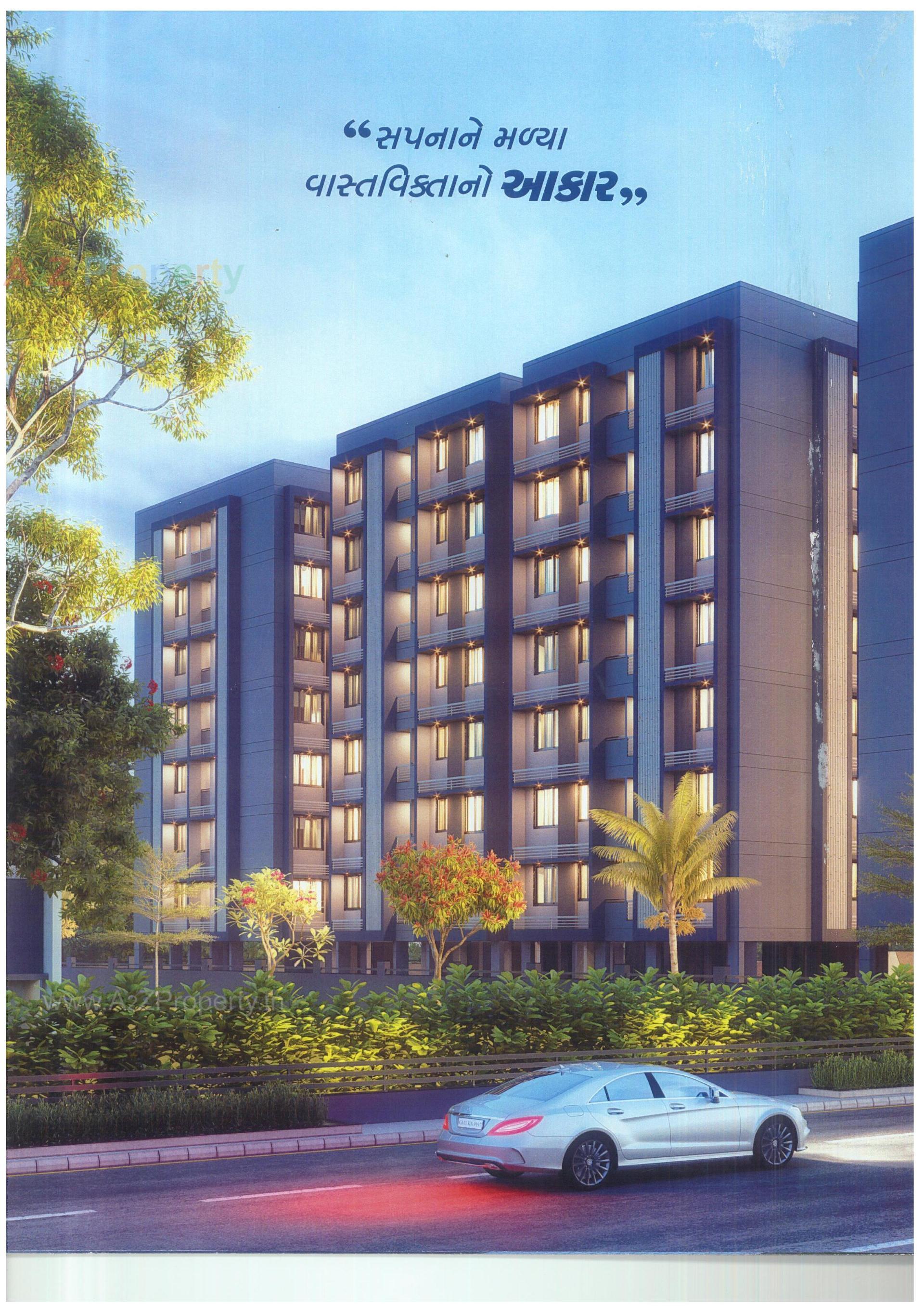 3D Elevation of real estate project Pearl Elegance located at Ahmedabad, Ahmedabad, Gujarat