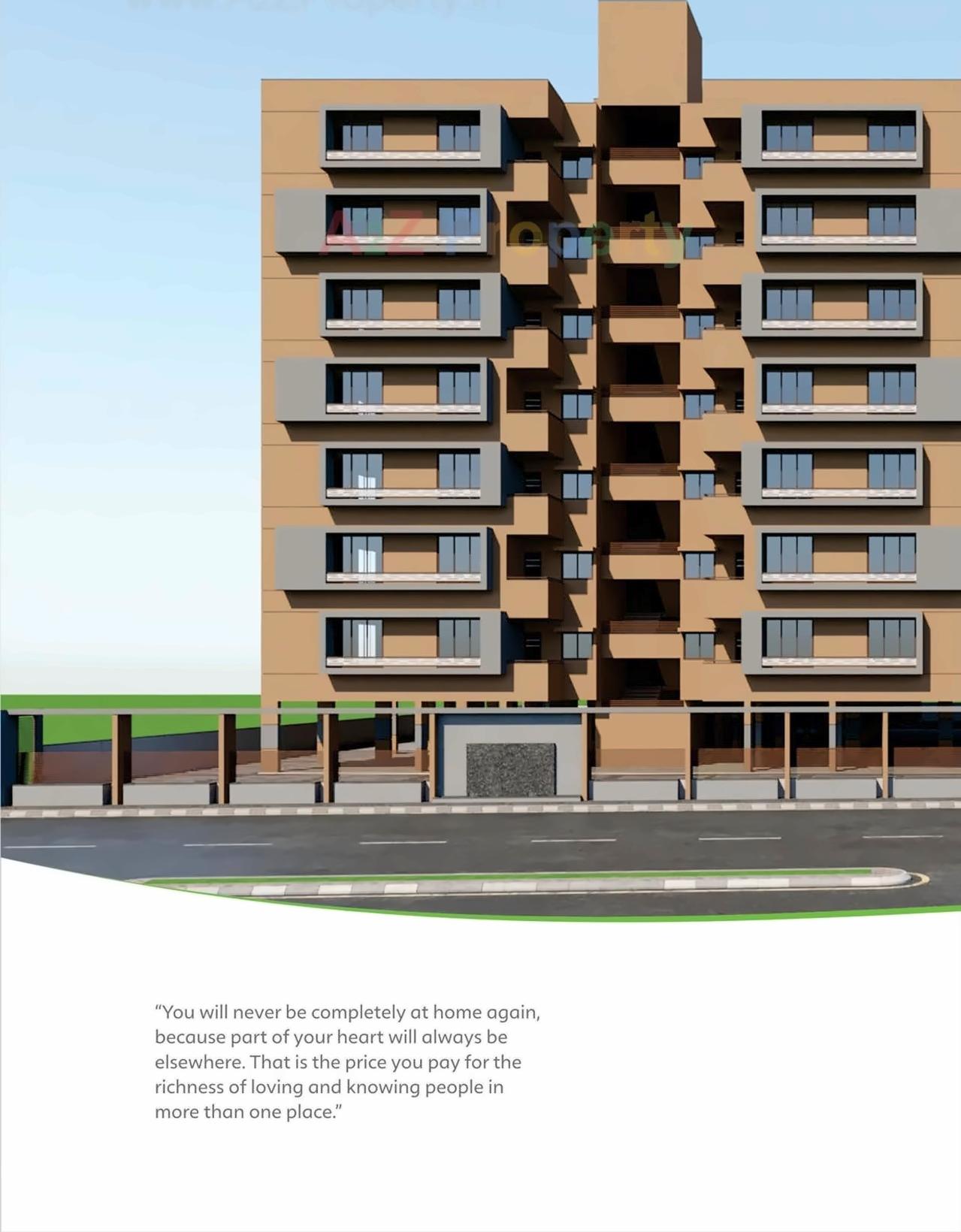 3D Elevation of real estate project Pearl Heights located at Naroda, Ahmedabad, Gujarat