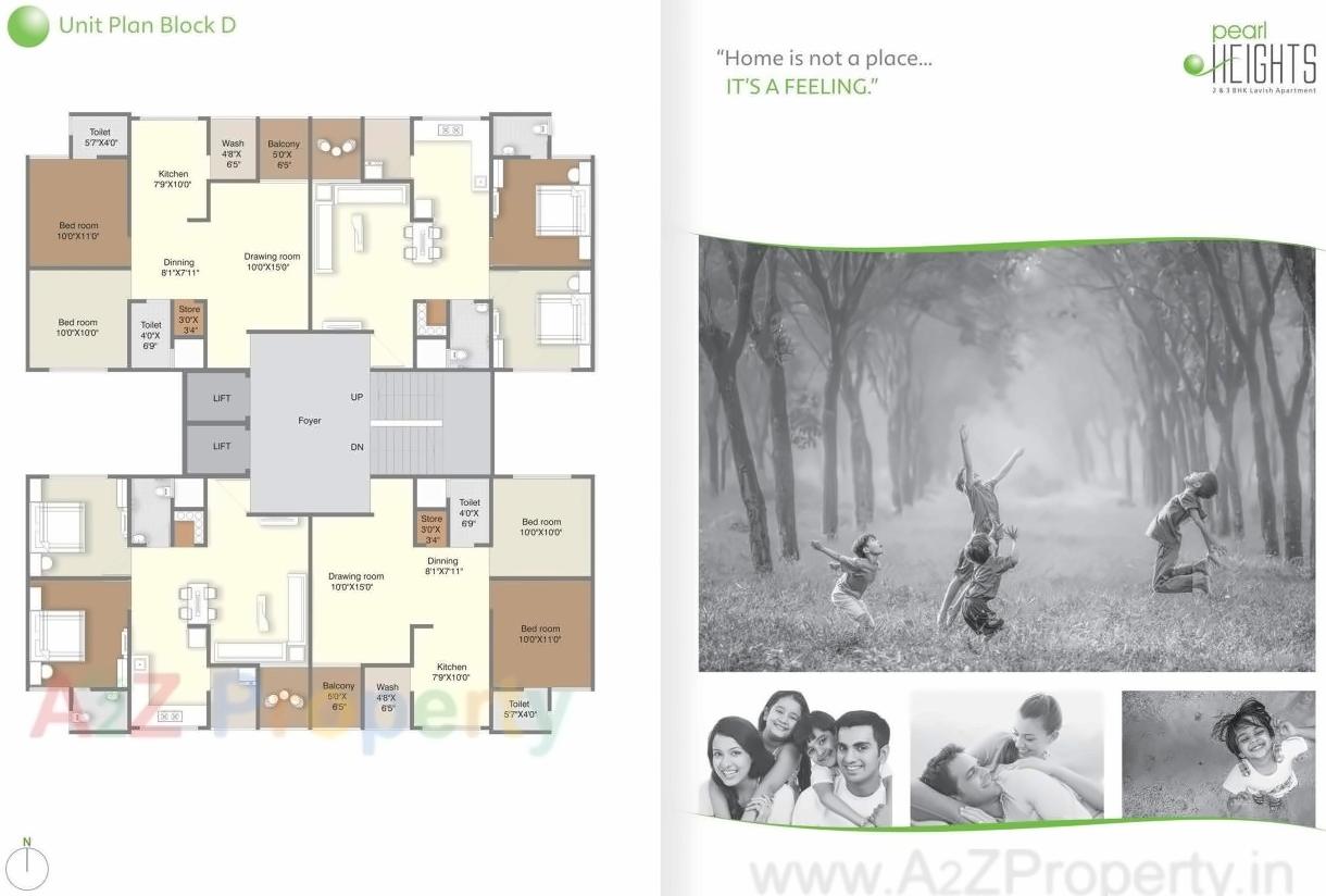 Layout of real estate project Pearl Heights located at Naroda, Ahmedabad, Gujarat