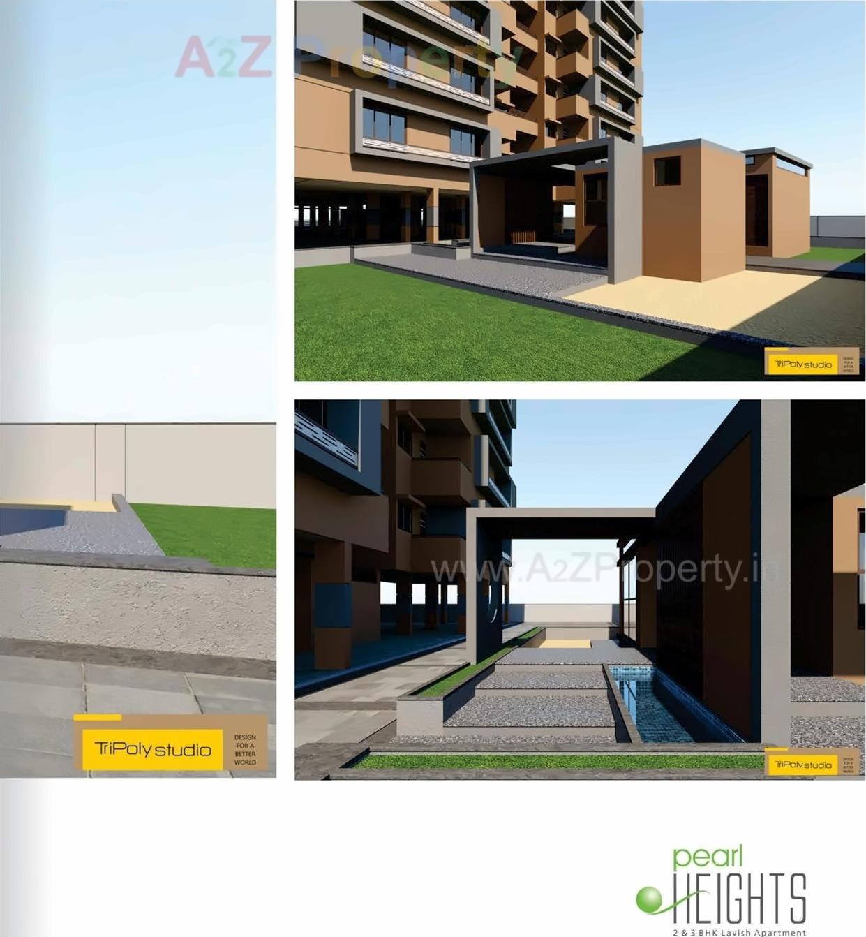 3D Elevation of real estate project Pearl Heights located at Naroda, Ahmedabad, Gujarat