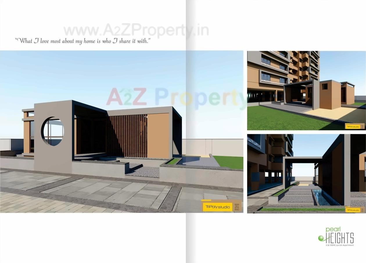 3D Elevation of real estate project Pearl Heights located at Naroda, Ahmedabad, Gujarat