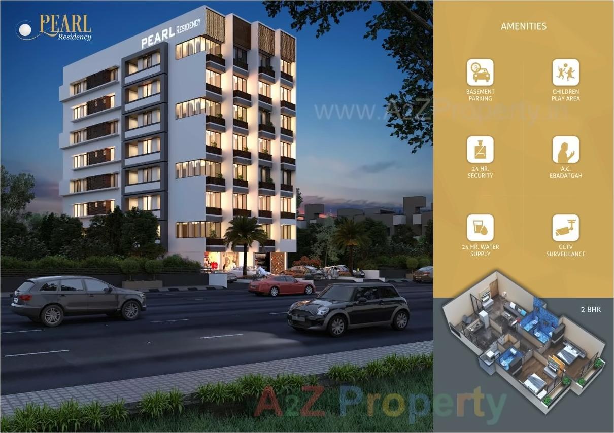 3D Elevation of real estate project Pearl Residency located at Sarkhej, Ahmedabad, Gujarat