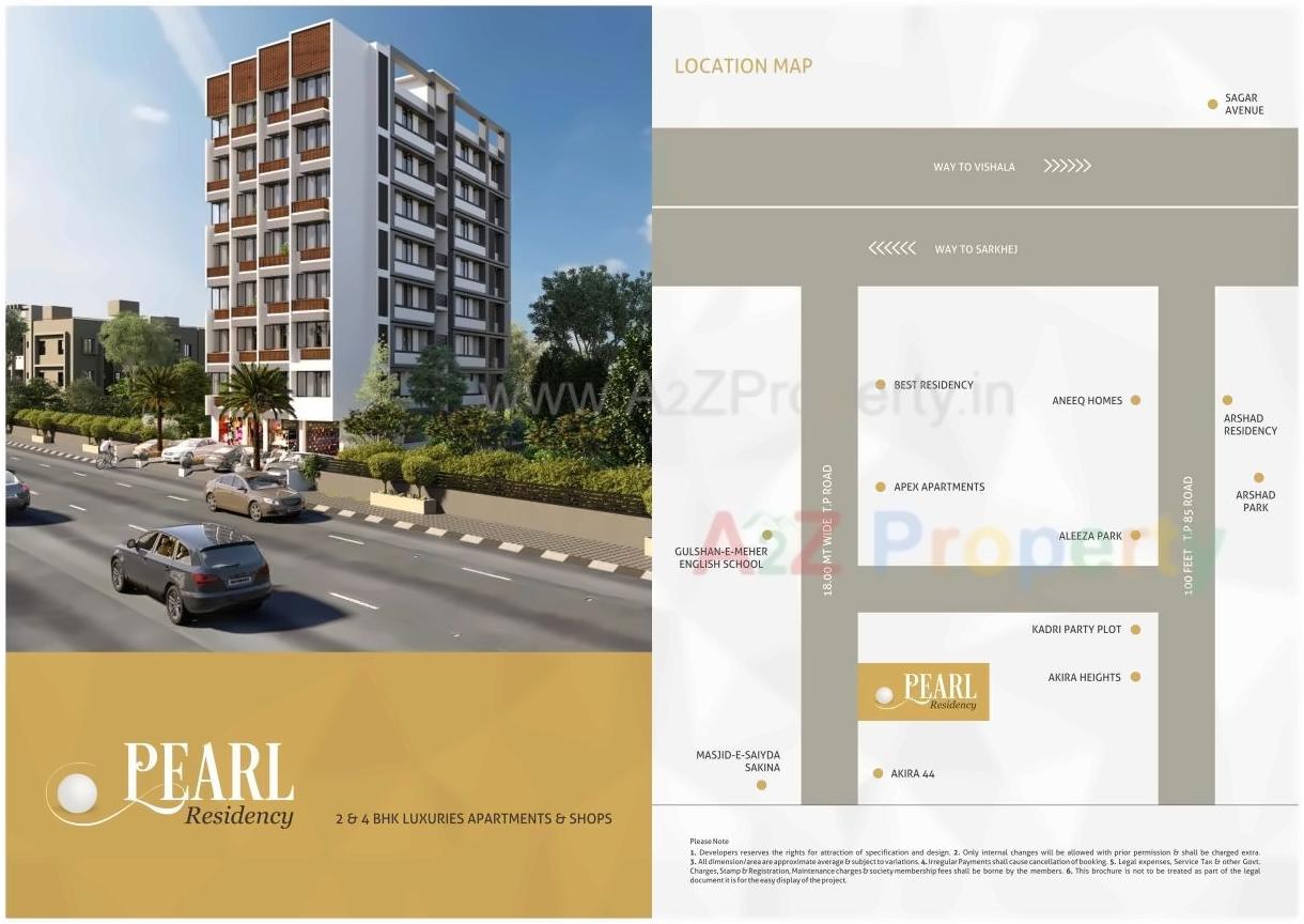  of real estate project Pearl Residency located at Sarkhej, Ahmedabad, Gujarat