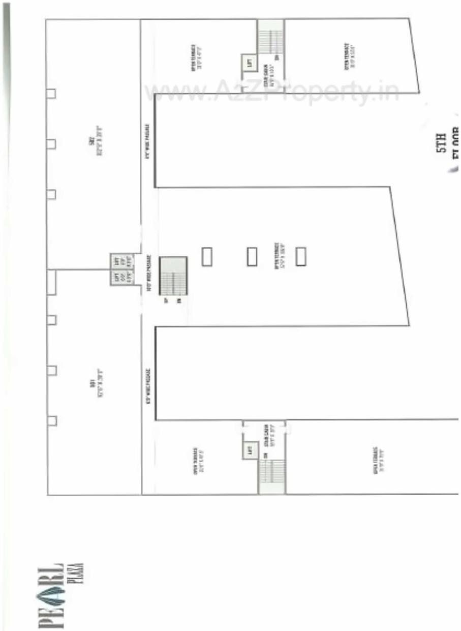 Layout of real estate project Pearl Villa Plaza located at Naroda, Ahmedabad, Gujarat