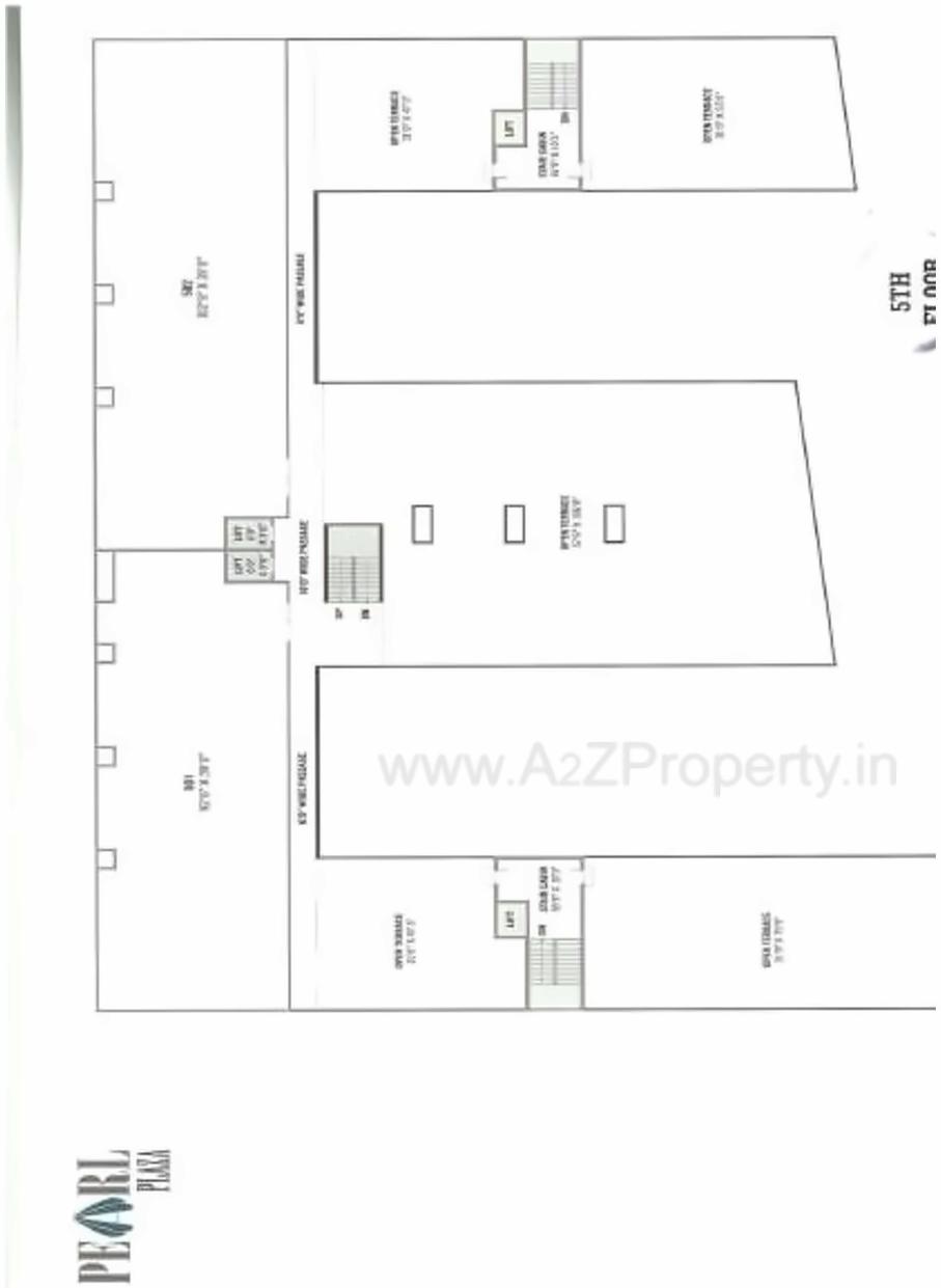 Layout of real estate project Pearl Villa Plaza located at Naroda, Ahmedabad, Gujarat