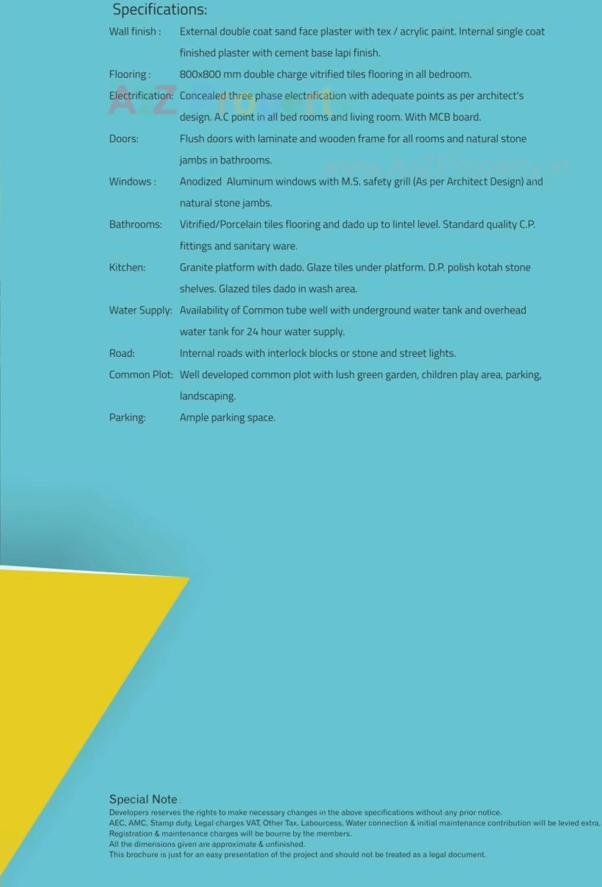 Project Specifications