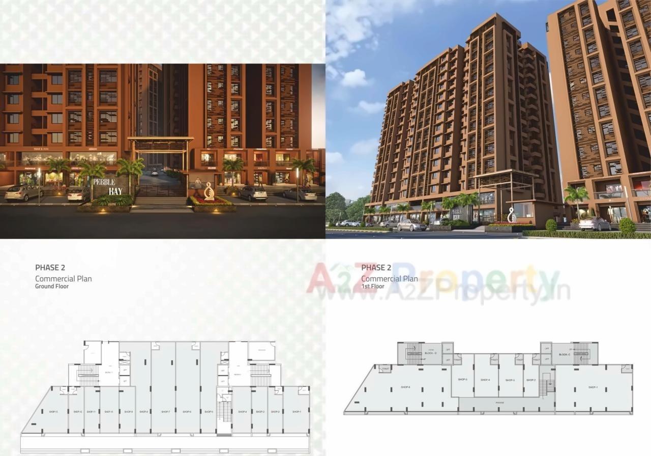 Layout of real estate project Pebble Bay located at City, Ahmedabad, Gujarat