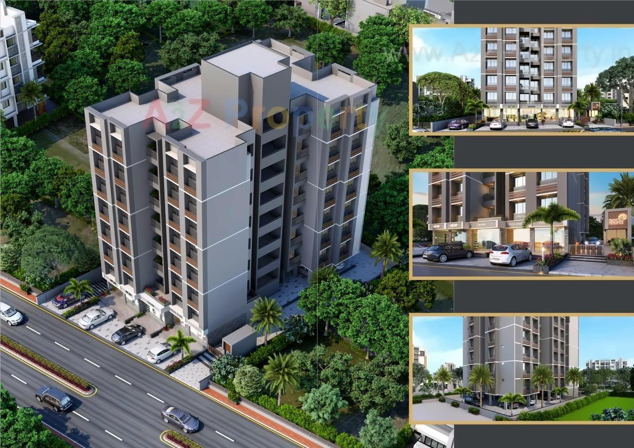 3D Elevation of real estate project Pelican Heights located at Ahmedabad, Ahmedabad, Gujarat
