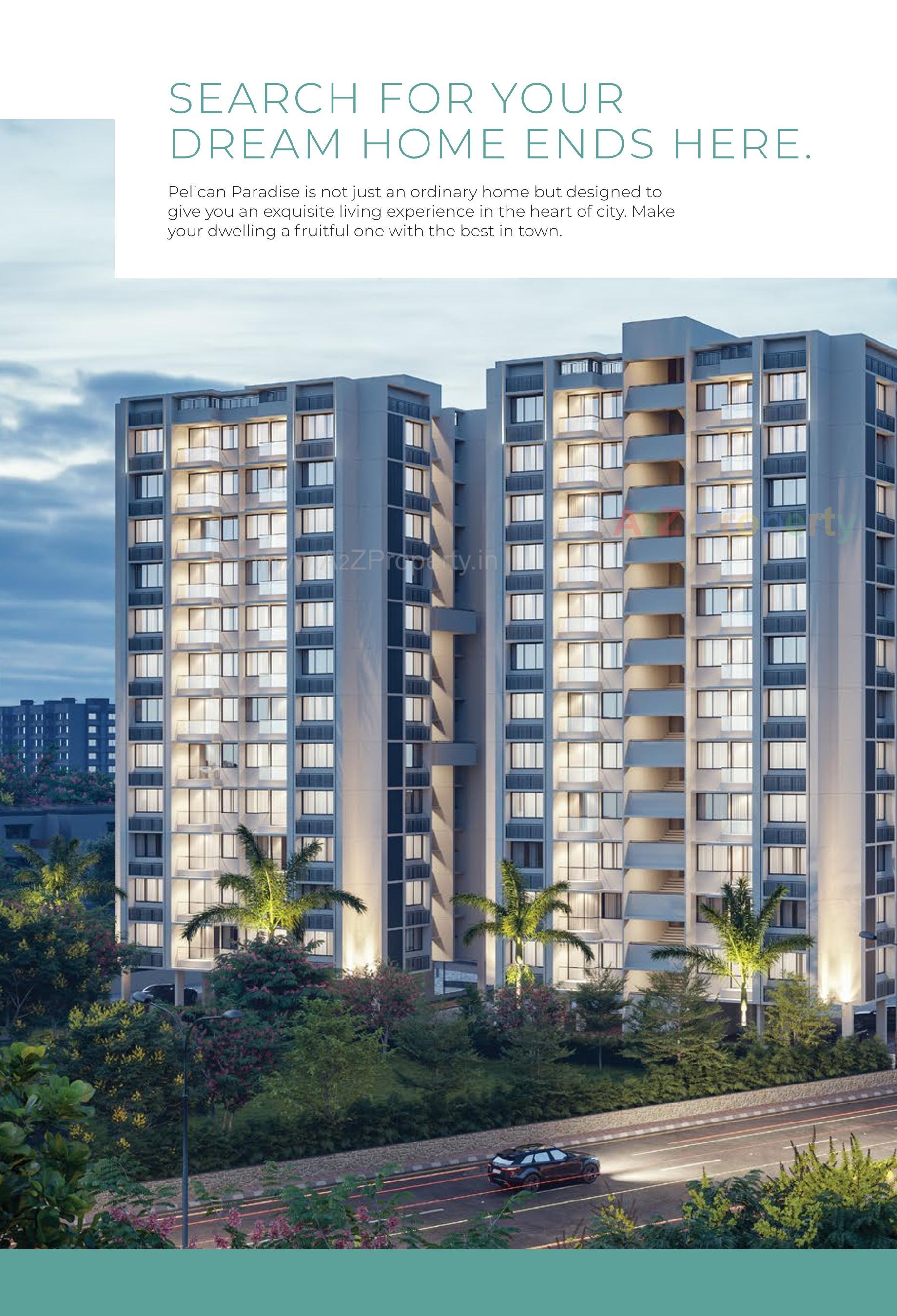 3D Elevation of real estate project Pelican Paradise located at Nikol, Ahmedabad, Gujarat