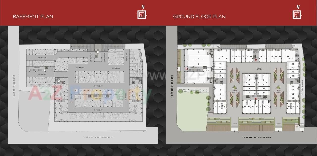 Layout of real estate project Pelican located at Odhav, Ahmedabad, Gujarat