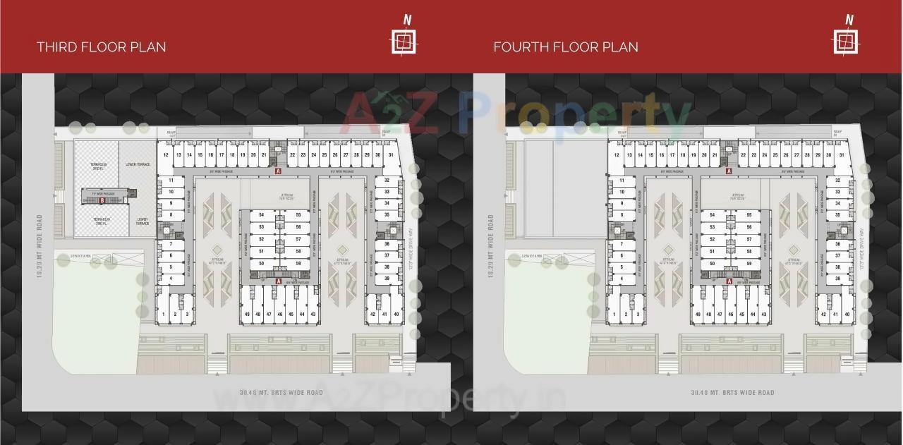 Layout of real estate project Pelican located at Odhav, Ahmedabad, Gujarat