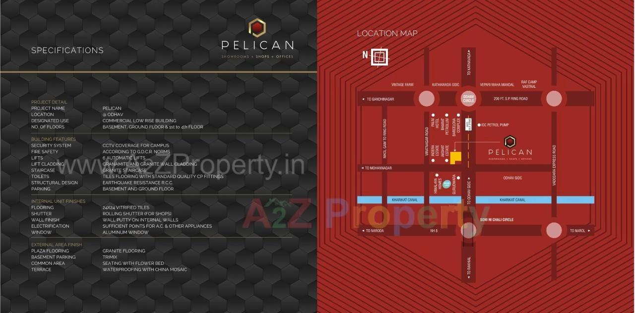  of real estate project Pelican located at Odhav, Ahmedabad, Gujarat