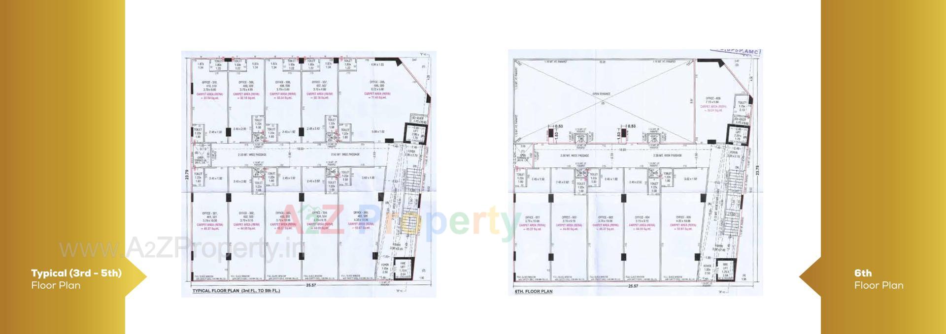 Layout of real estate project Petal Progress located at Chandkheda, Ahmedabad, Gujarat