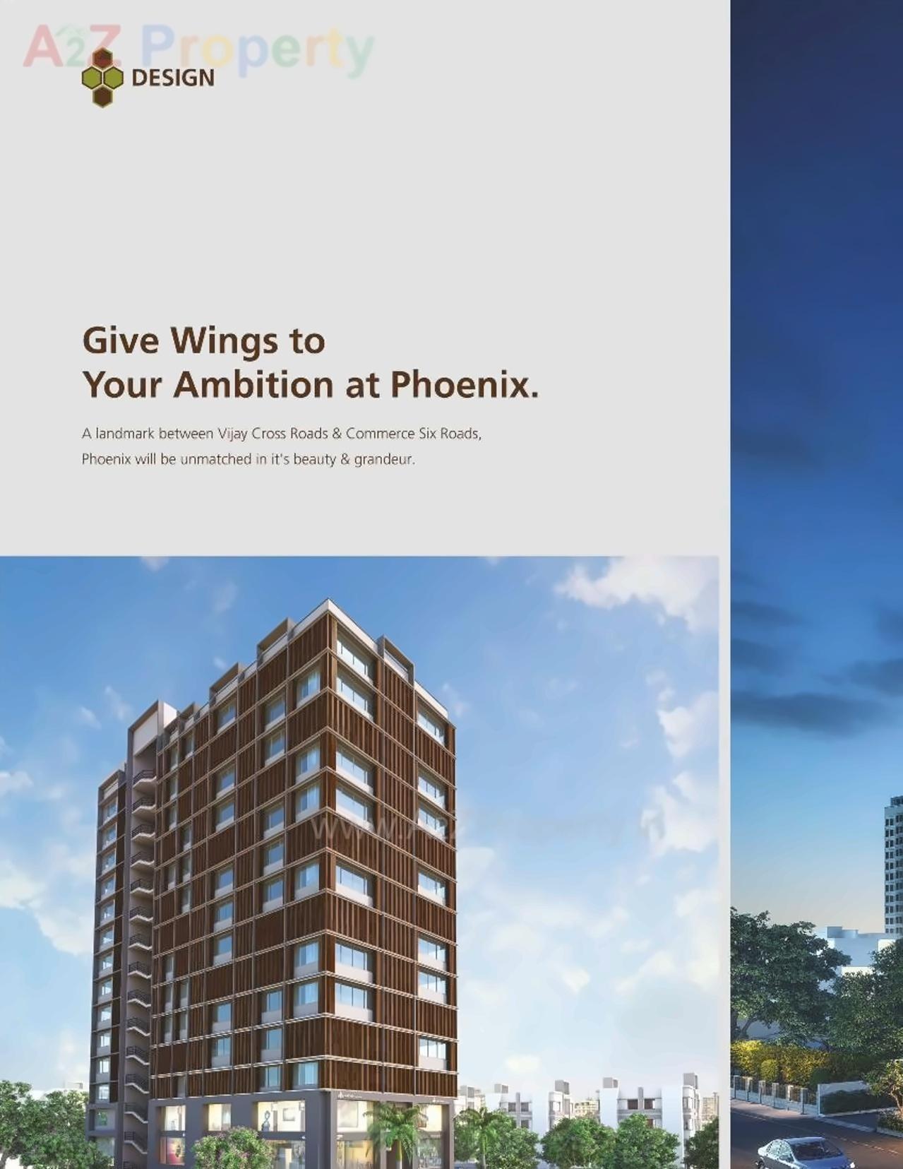 3D Elevation of real estate project Phoenix located at City, Ahmedabad, Gujarat