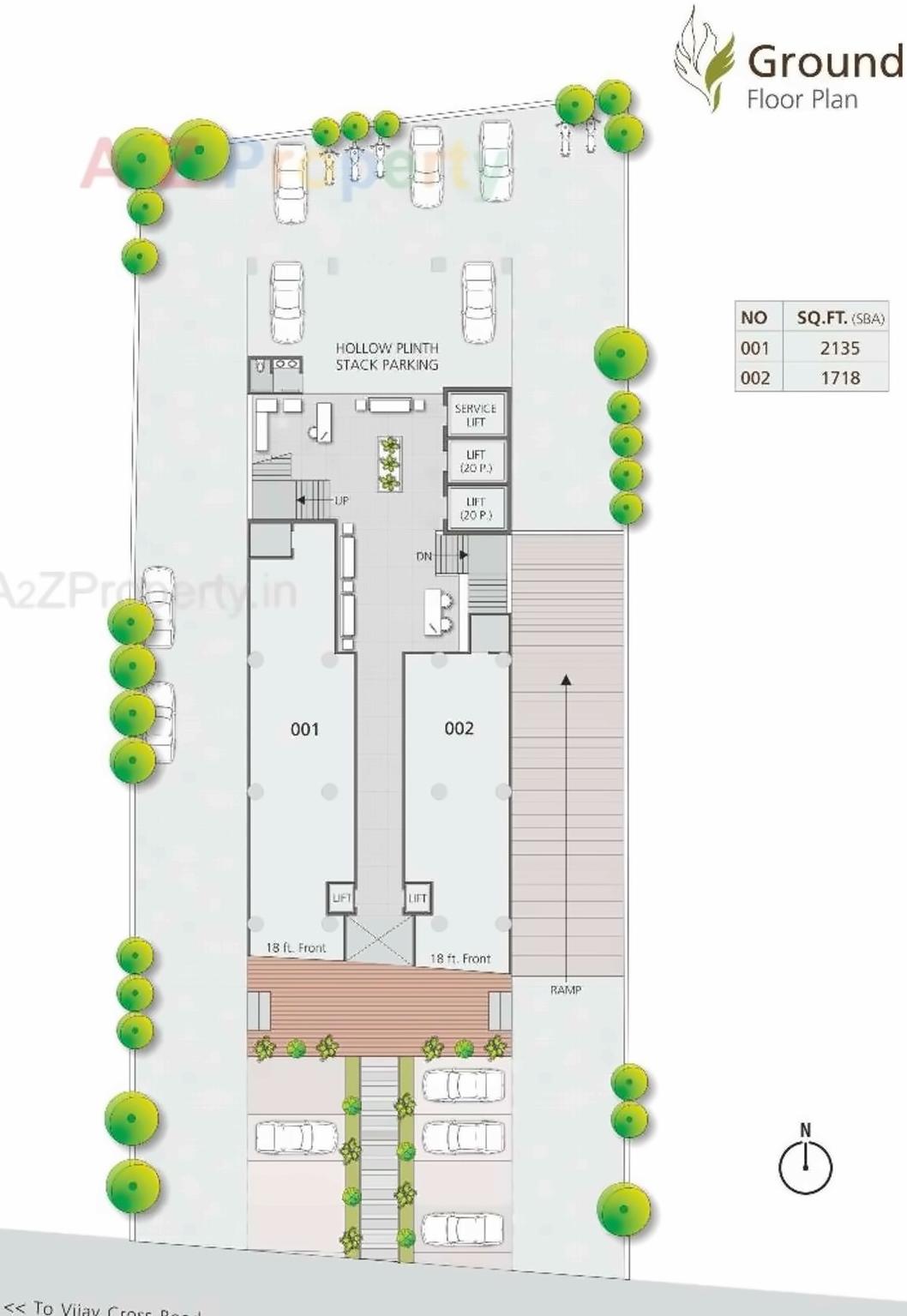Layout of real estate project Phoenix located at City, Ahmedabad, Gujarat